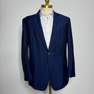 Brooks Brothers 1818 Regents Navy Wool‎ Mohair Suit Jacket Blazer 45R